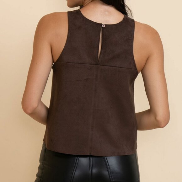 Faux Suede Tank Top - Picture 4 of 6